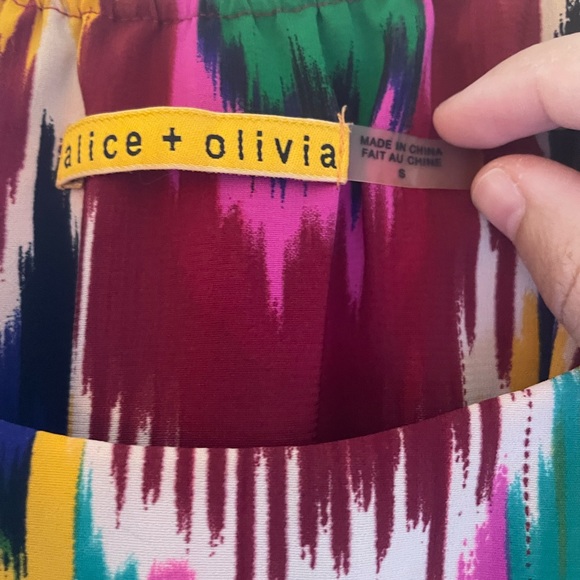 Alice + Olivia Multicolor Mini Dress, size S - Picture 3 of 3